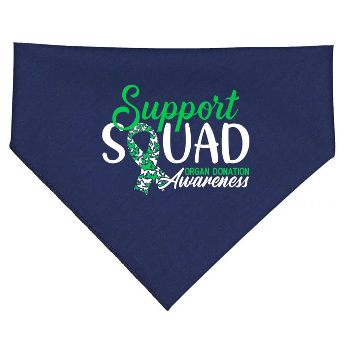 Support Awareness Squad I Transplant Survivor Organ Donation Premium USA-Made Doggie Bandana