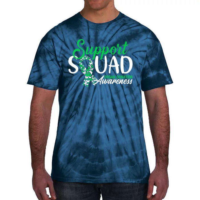 Support Awareness Squad I Transplant Survivor Organ Donation Premium Tie-Dye T-Shirt