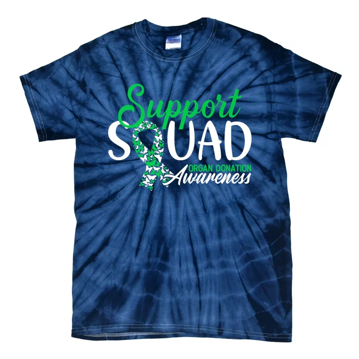 Support Awareness Squad I Transplant Survivor Organ Donation Premium Tie-Dye T-Shirt