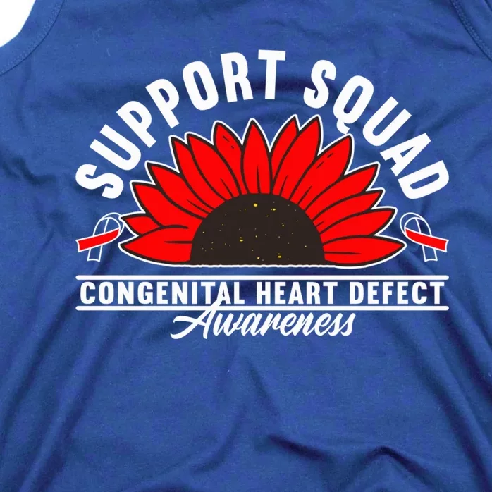 Support Awareness Squad I CHD Congenital Heart Defect Tank Top