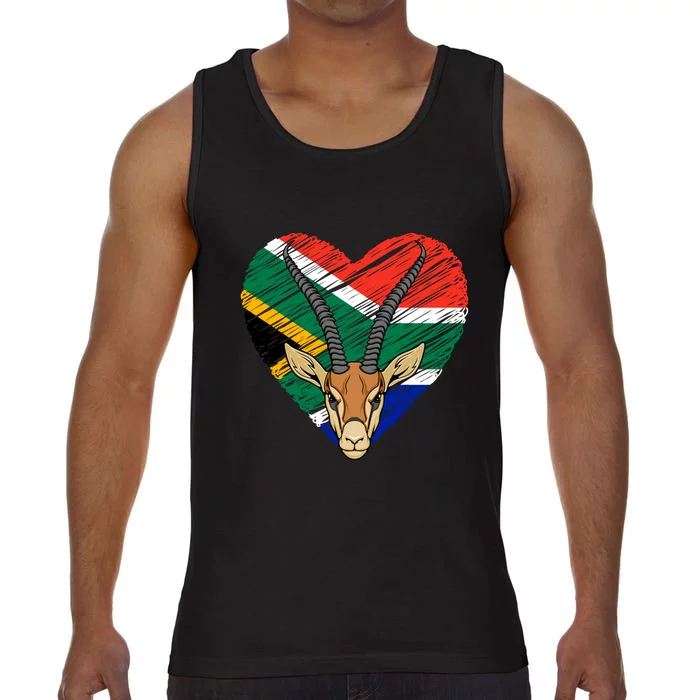 South African Springbok Flag Comfort Colors® Tank Top