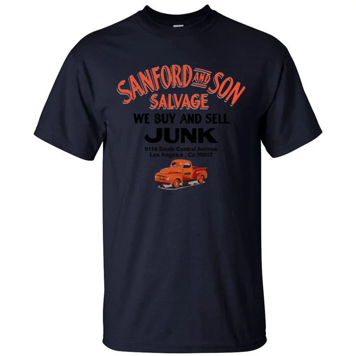 Sanford &Amp; Son Salvage Sign Tall T-Shirt