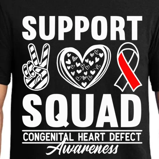 Support Awareness Squad I CHD Congenital Heart Defect Pajama Set