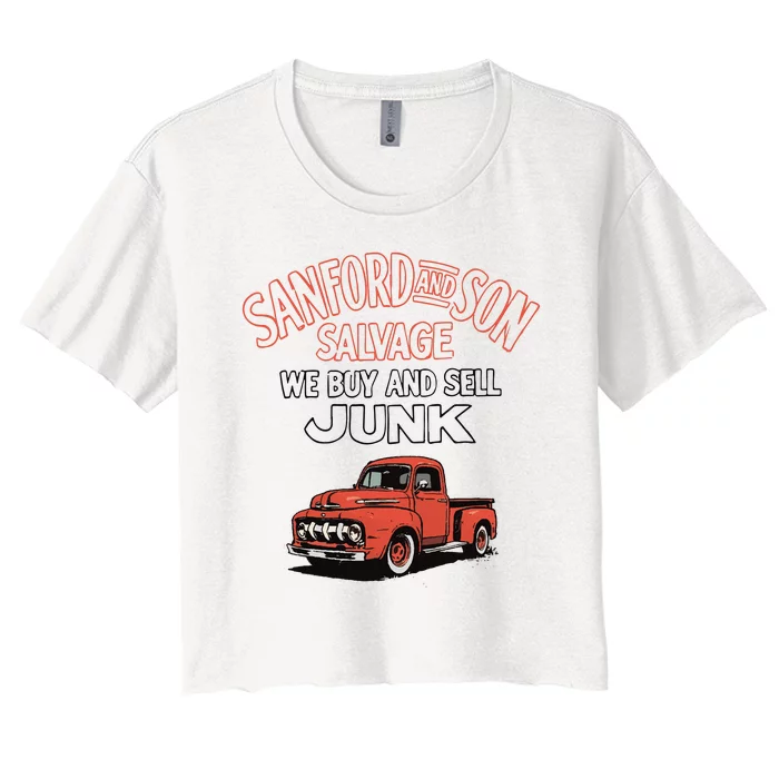 Sanford And Son 1972 Women's Crop Top Tee