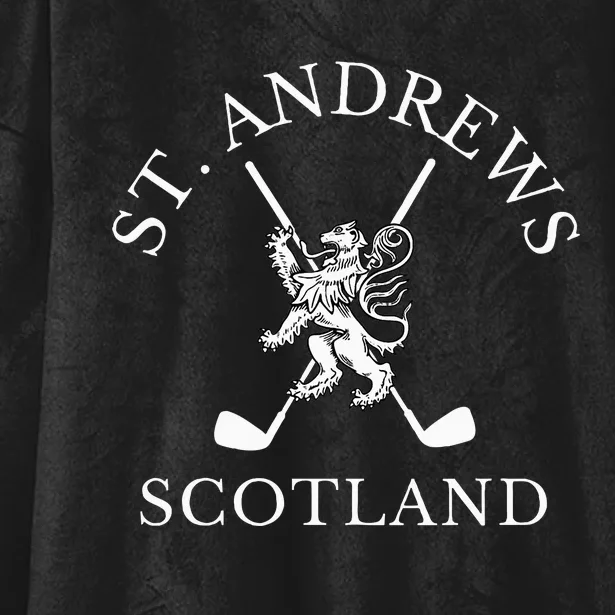 St. Andrews Scotland Golf Fan Hooded Wearable Blanket