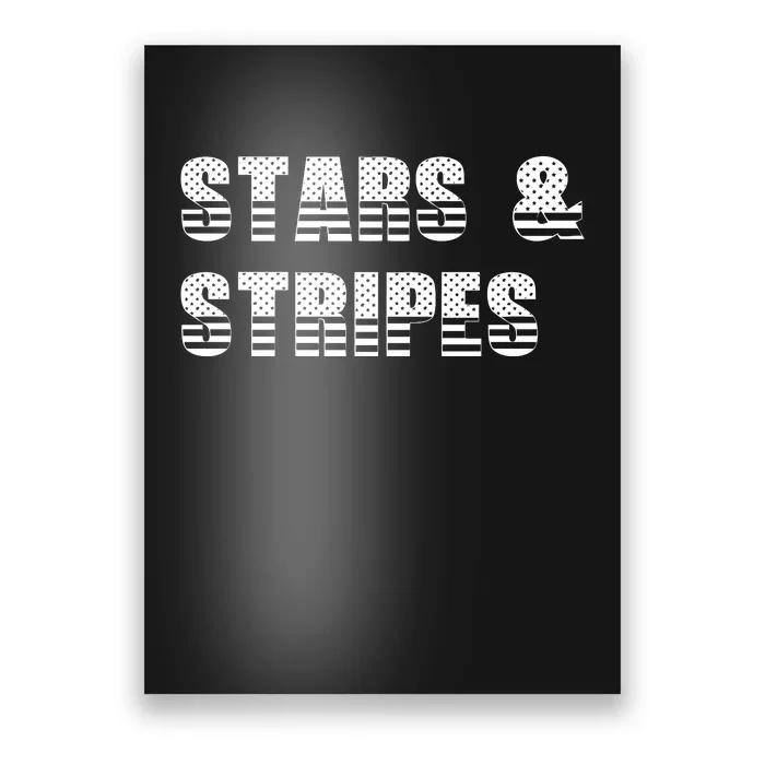 Stars And Stripes 4th Of July Patriotic Celebrate Independence Day In Style Poster