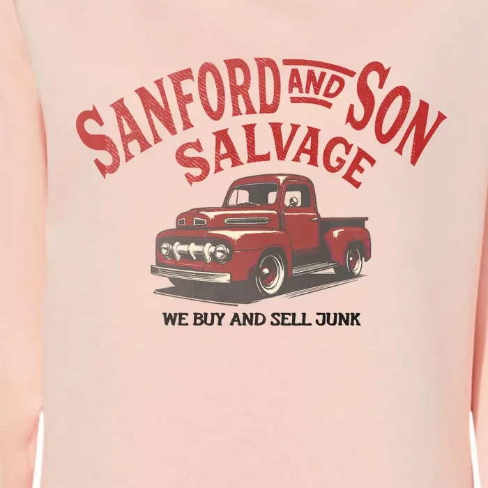 Sanford And Son Salvage Womens California Wash Sweatshirt