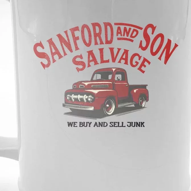 Sanford And Son Salvage Front & Back Beer Stein