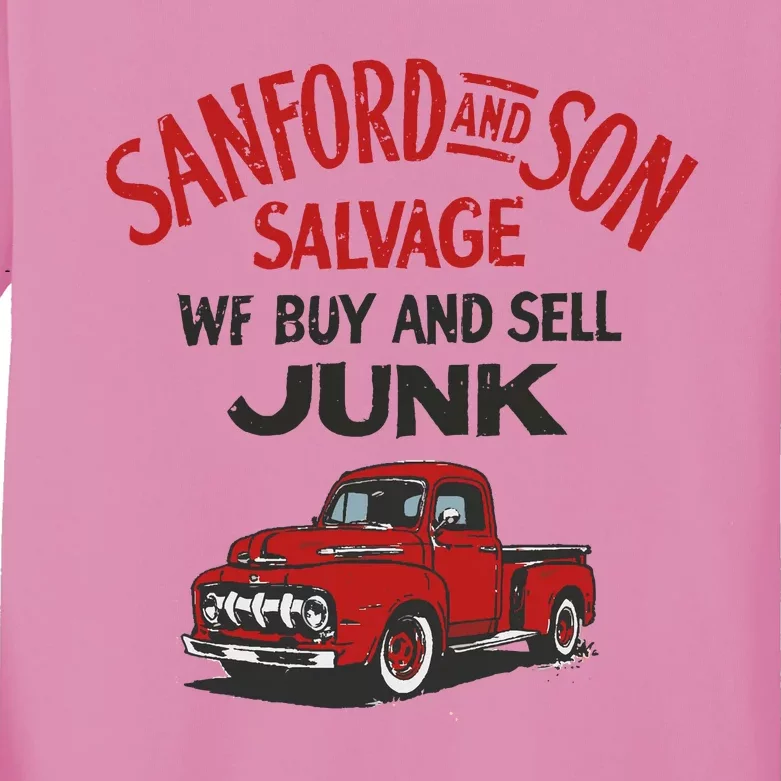 Sanford And Son Salvage 1972 Kids Long Sleeve Shirt