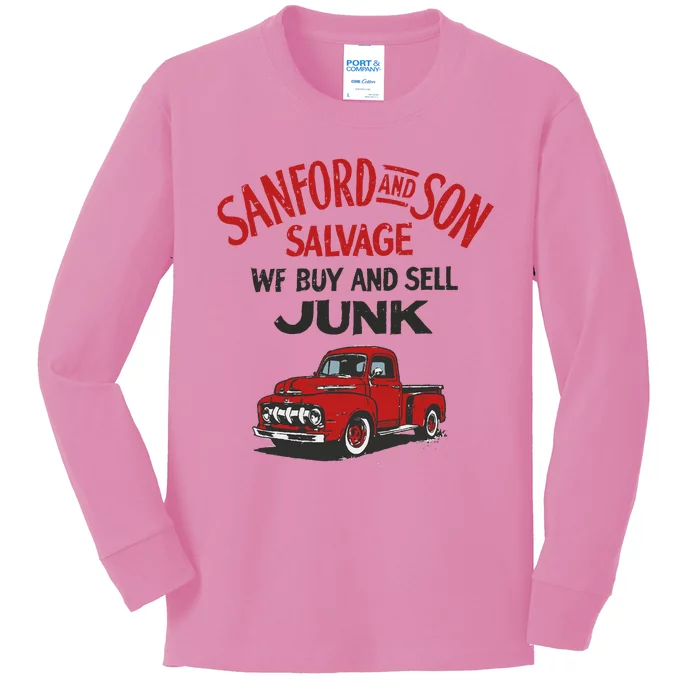 Sanford And Son Salvage 1972 Kids Long Sleeve Shirt