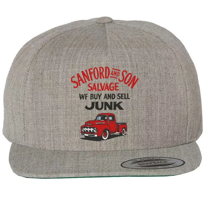 Sanford And Son Salvage 1972 Wool Snapback Cap