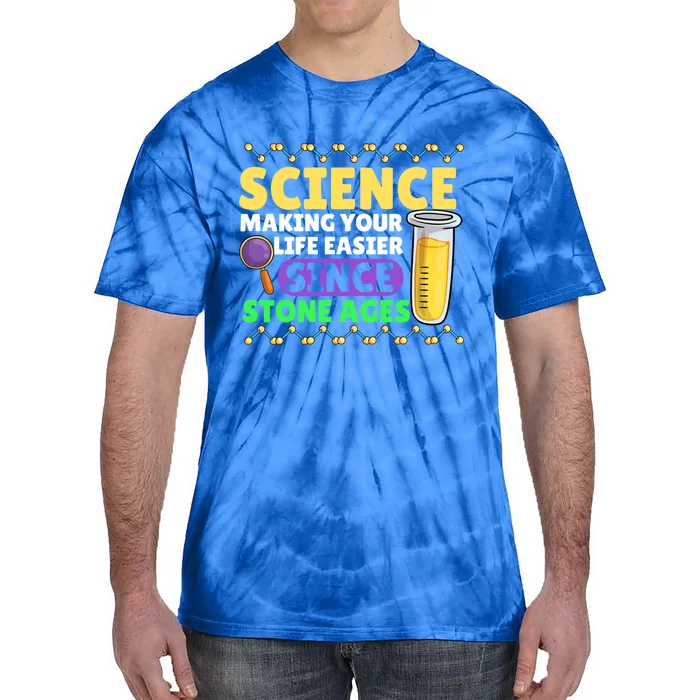 Science Appreciation Science Lovers National Science Month Gift Tie-Dye T-Shirt