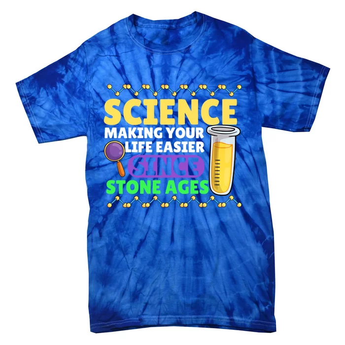 Science Appreciation Science Lovers National Science Month Gift Tie-Dye T-Shirt