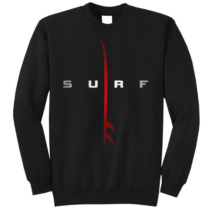 Surfing Apparel Surfer Surf Tall Sweatshirt