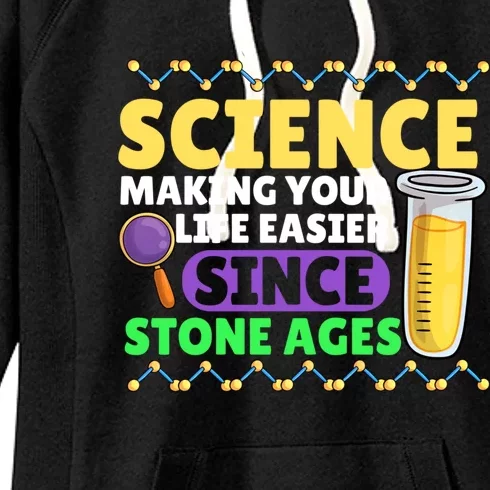 Science Appreciation Science Lovers National Science Month Gift Women's Fleece Hoodie