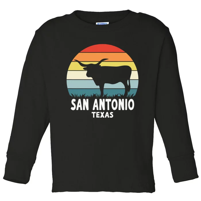 San Antonio Toddler Long Sleeve Shirt