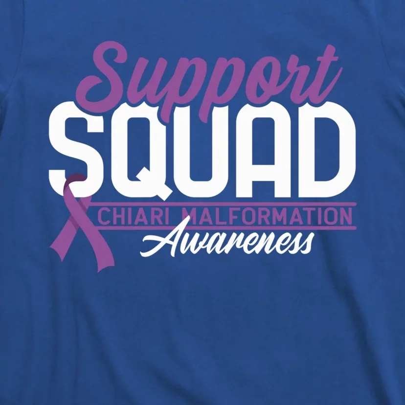 Support Awareness Squad I CM Cerebellum Chiari Malformation T-Shirt