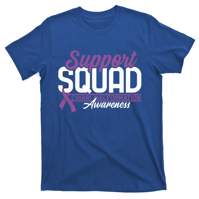 Support Awareness Squad I CM Cerebellum Chiari Malformation T-Shirt