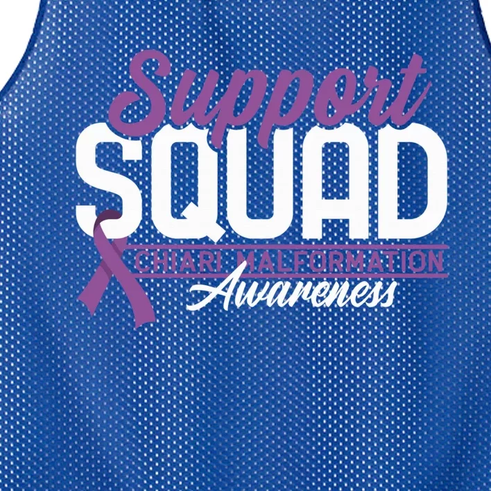 Support Awareness Squad I CM Cerebellum Chiari Malformation Mesh Reversible Basketball Jersey Tank