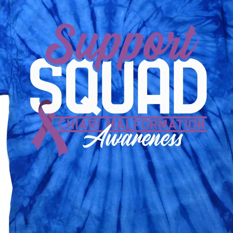 Support Awareness Squad I CM Cerebellum Chiari Malformation Tie-Dye T-Shirt