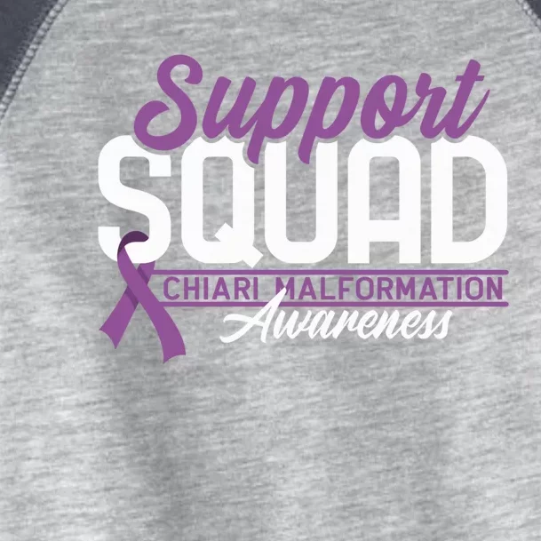 Support Awareness Squad I CM Cerebellum Chiari Malformation Toddler Fine Jersey T-Shirt