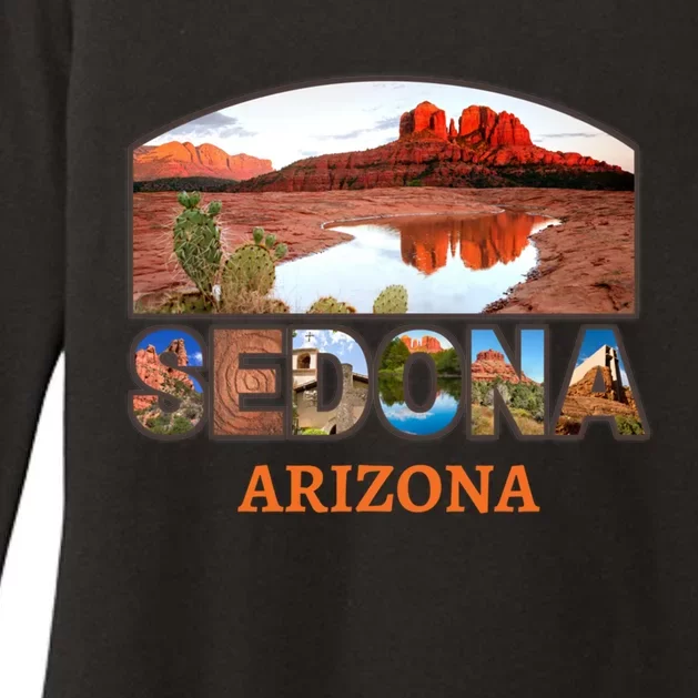 Sedona Arizona Womens CVC Long Sleeve Shirt