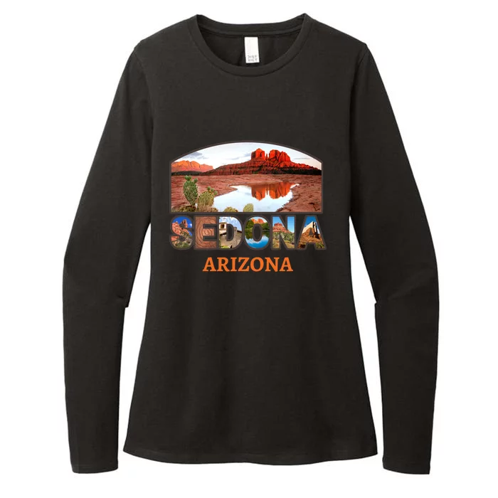 Sedona Arizona Womens CVC Long Sleeve Shirt