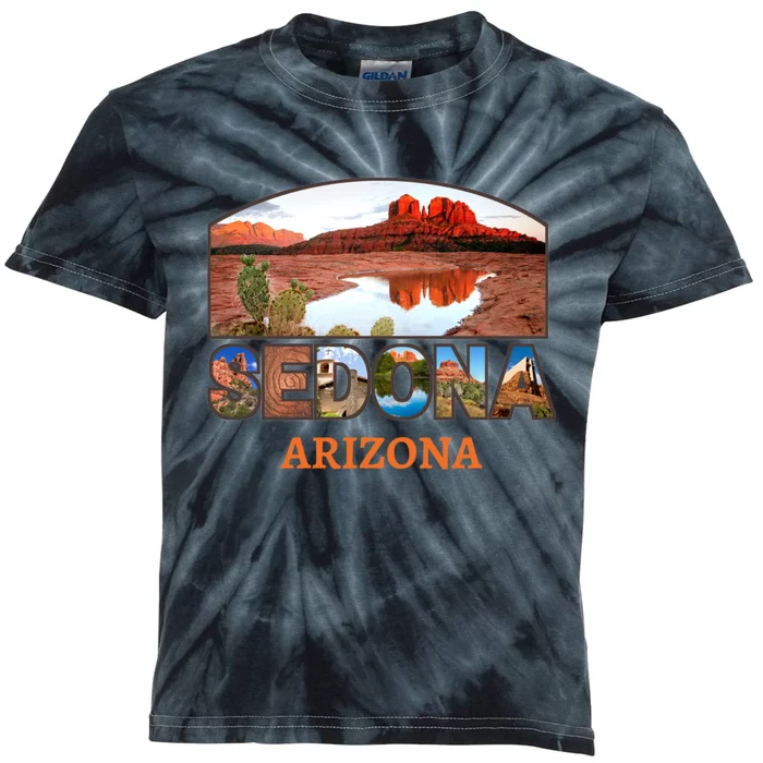 Sedona Arizona Kids Tie-Dye T-Shirt