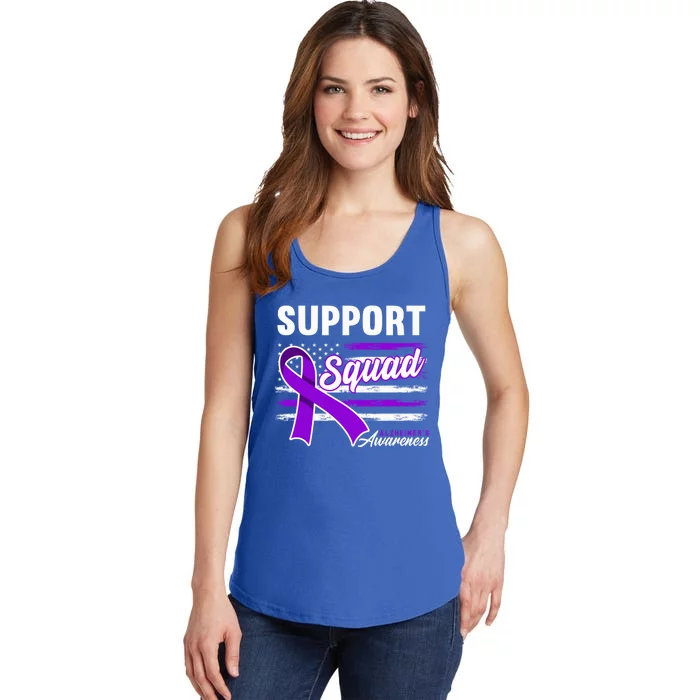 Support Awareness Squad I ALZ Remember Alzheimers Ladies Essential Tank