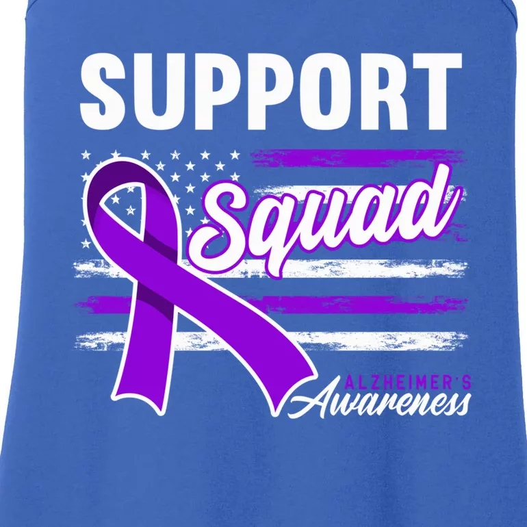 Support Awareness Squad I ALZ Remember Alzheimers Ladies Essential Tank