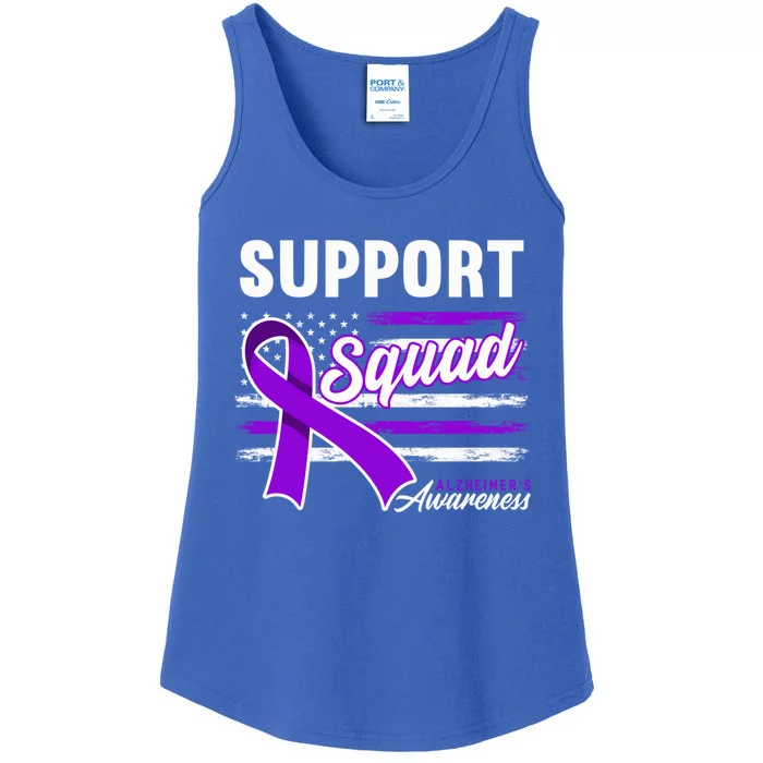 Support Awareness Squad I ALZ Remember Alzheimers Ladies Essential Tank