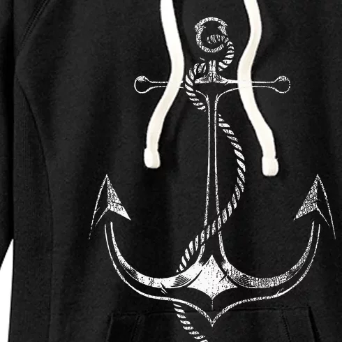 Sailboat Anchor Sailing Women's Fleece Hoodie