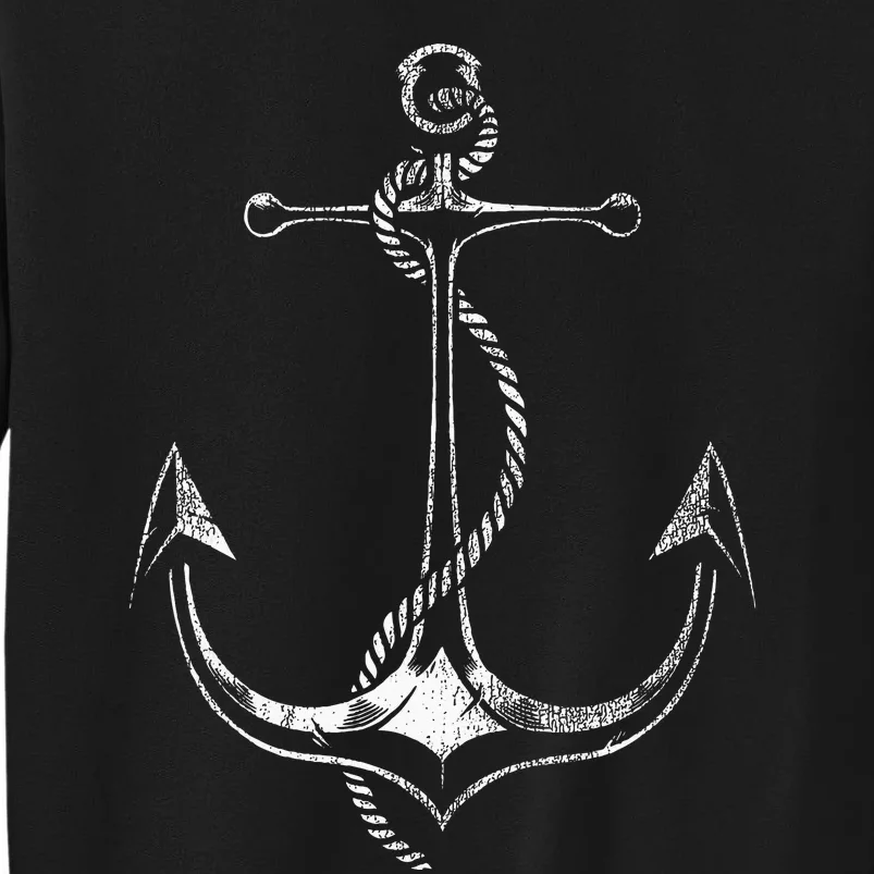 Sailboat Anchor Sailing Tall Sweatshirt