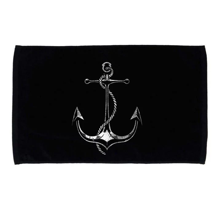 Sailboat Anchor Sailing Microfiber Hand Towel