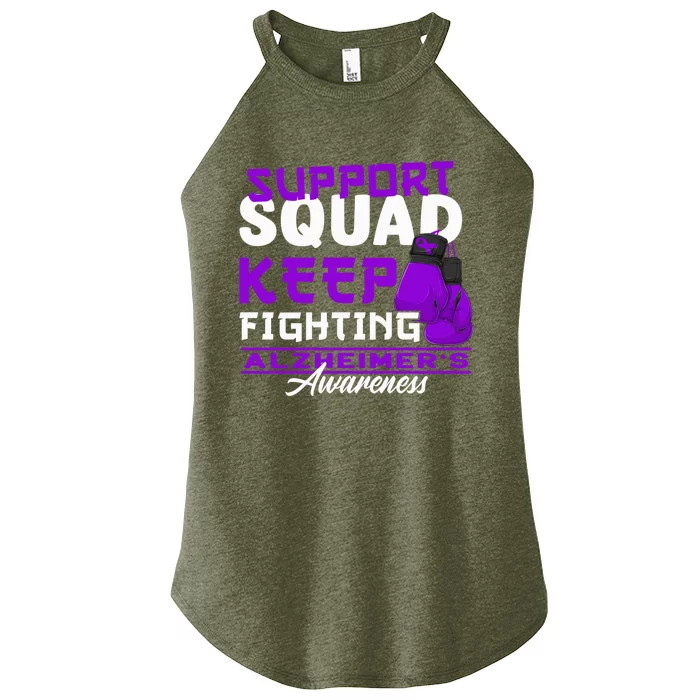 Support Awareness Squad I ALZ Remember Alzheimers Women’s Perfect Tri Rocker Tank