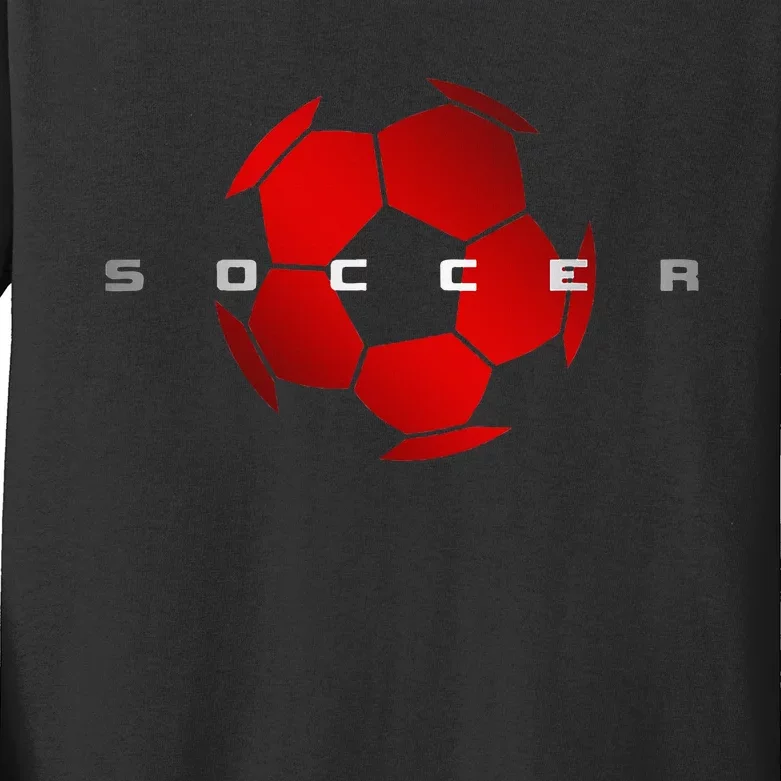 Soccer Apparel Kids Long Sleeve Shirt