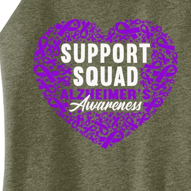 Support Awareness Squad I ALZ Remember Alzheimers Women’s Perfect Tri Rocker Tank