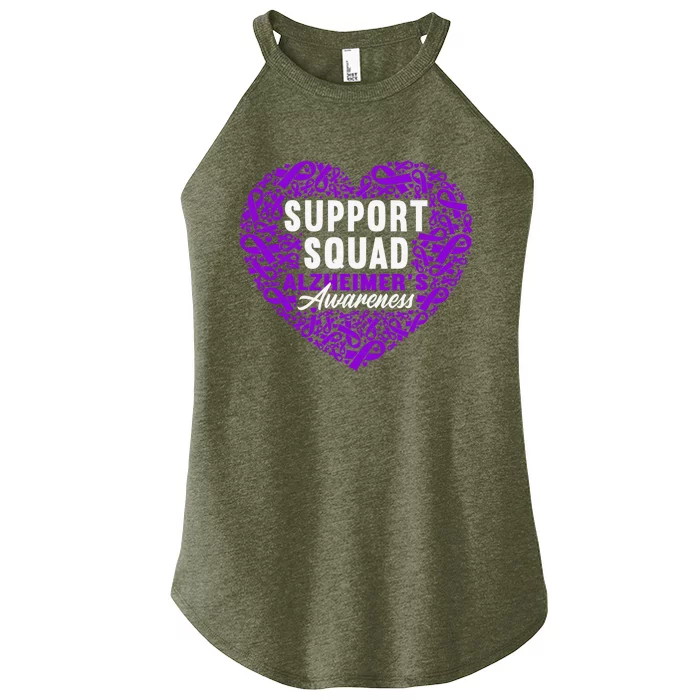 Support Awareness Squad I ALZ Remember Alzheimers Women’s Perfect Tri Rocker Tank