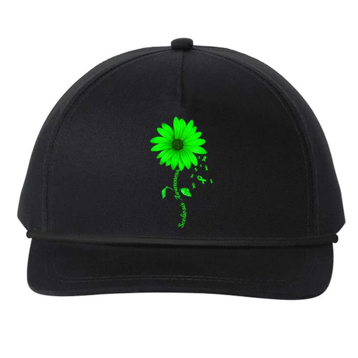 Scoliosis Awareness Sunflower Gift Snapback Five-Panel Rope Hat