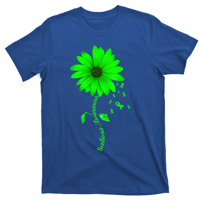 Scoliosis Awareness Sunflower Gift T-Shirt