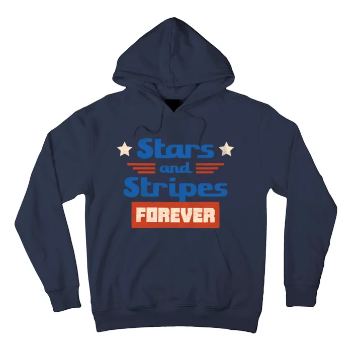 Stars And Stripes Forever Patriotic Holiday Hoodie