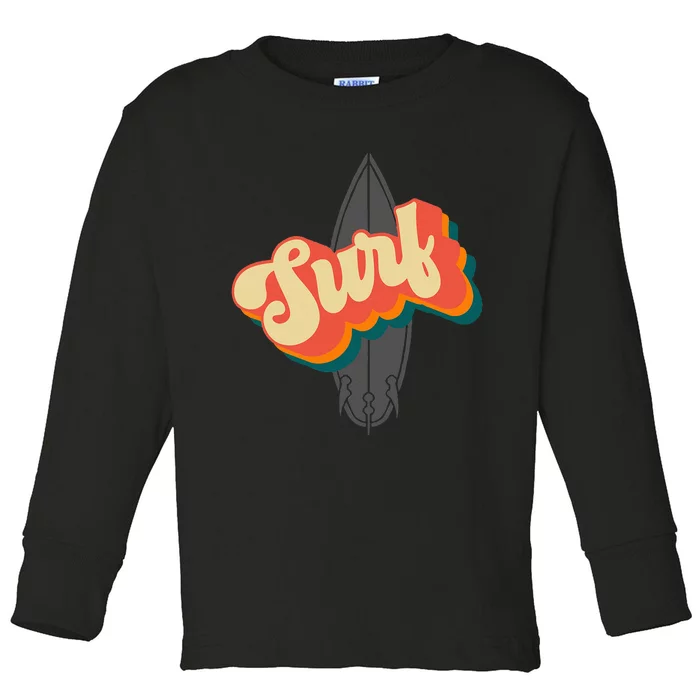 Surfing Apparel Surfer Surf Toddler Long Sleeve Shirt