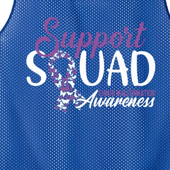 Support Awareness Squad I CM Cerebellum Chiari Malformation Mesh Reversible Basketball Jersey Tank