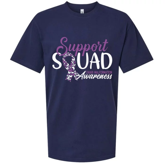 Support Awareness Squad I CM Cerebellum Chiari Malformation Sueded Cloud Jersey T-Shirt