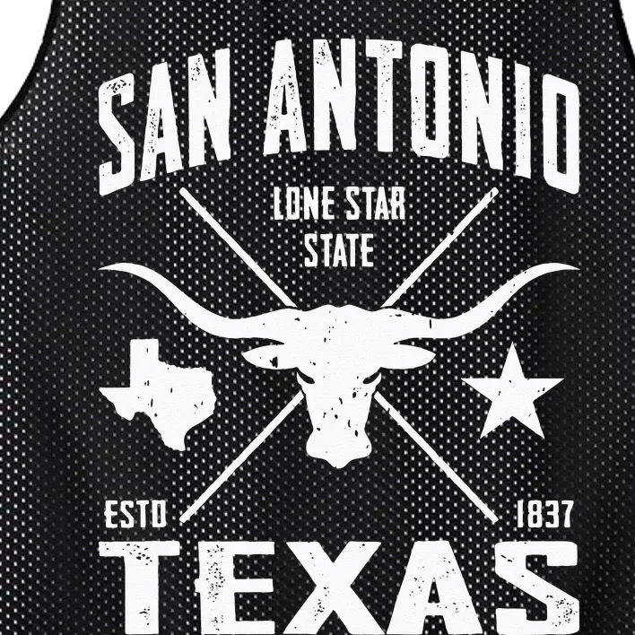 San Antonio Mesh Reversible Basketball Jersey Tank