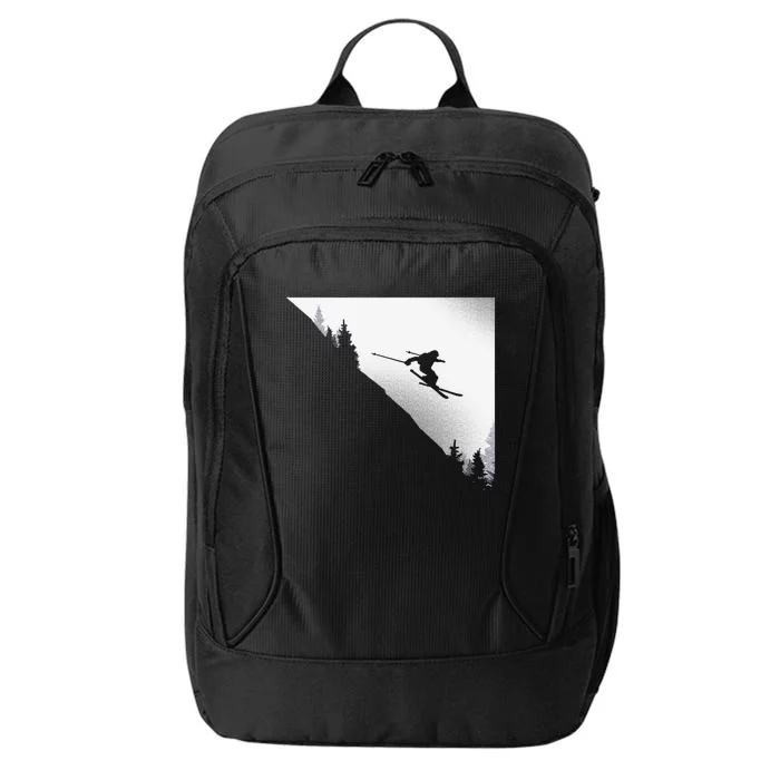 Ski Apparel Skiing Skier Ski City Backpack