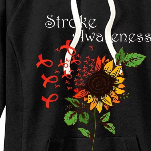 Stroke Awareness Stroke Survivor Stroke Design Women's Fleece Hoodie