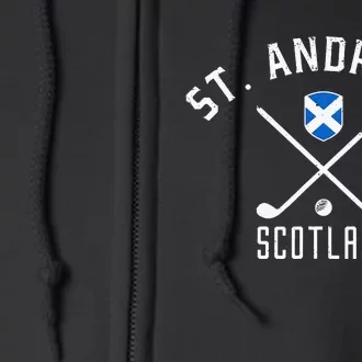 St. Andrews Scotland Golf Full Zip Hoodie