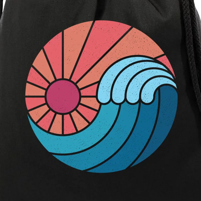 Sun &Amp; Sea Drawstring Bag