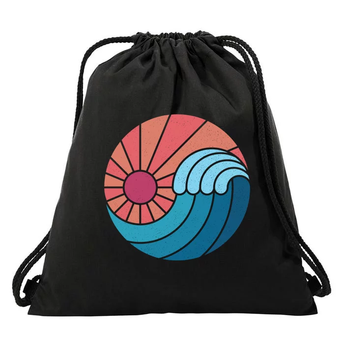 Sun &Amp; Sea Drawstring Bag